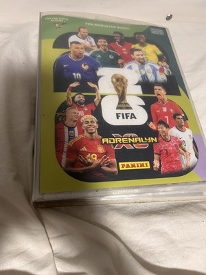 World Cup 2026 Sticker Album like new, 50% complete, collectible