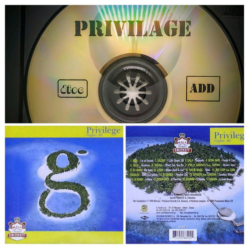 Privilege Nights III CD new from Smirnoff with 17 tracks