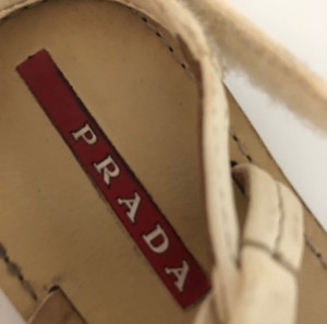 Prada girls sandals size 26