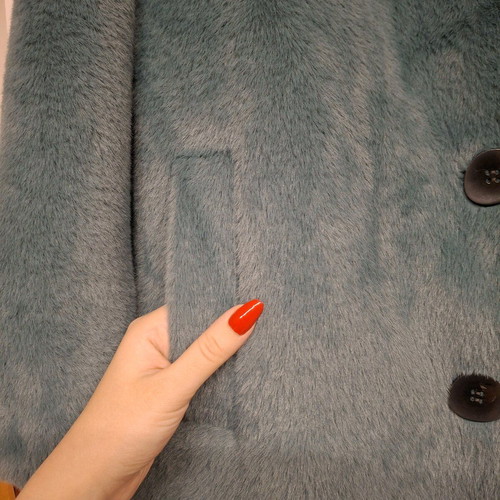 Parabita Blue Mint Coat like new, plus size