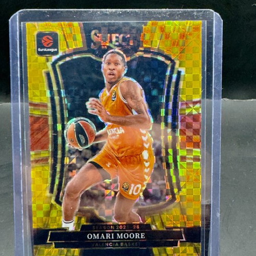 2025-26 Euroleague Select Omari Moore patch /10