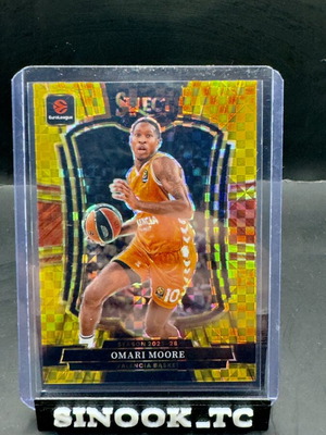 2025-26 Euroleague Select Omari Moore patch /10