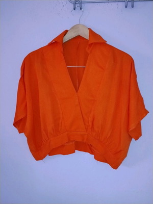 Croptop orange like new Shein size M