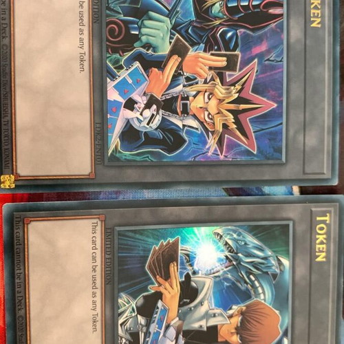 Yu-Gi-Oh Token Cards ultra rare, new, set of 2