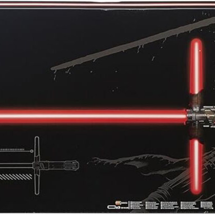Star Wars Black Series Kylo Ren Force FX Deluxe Lightsaber like new