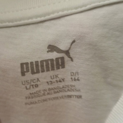 PUMA girls' sports shirt 100% cotton like new