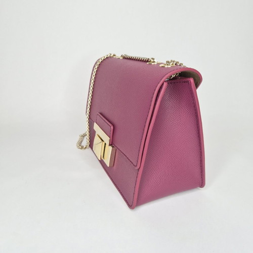 Furla Venere Mini Bag new, raspberry leather crossbody