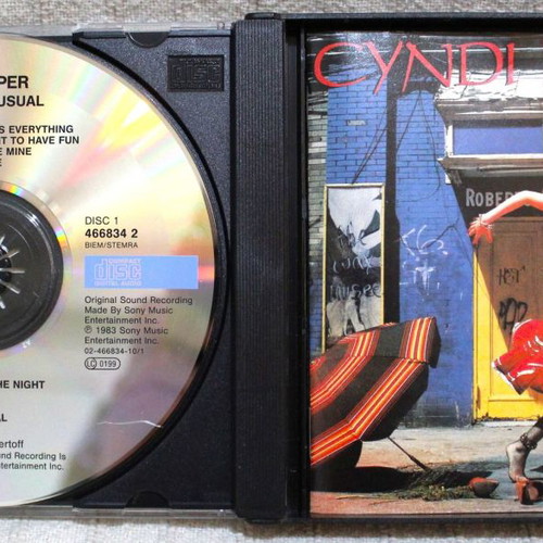Cyndi Lauper She's So Unusual & True Colors CD used, double album