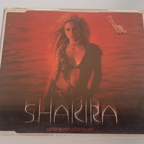 Shakira Whenever Wherever 4-trk CD single used, pop