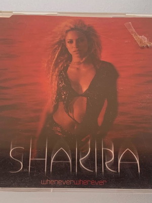 Shakira Whenever Wherever 4-trk CD single used, pop