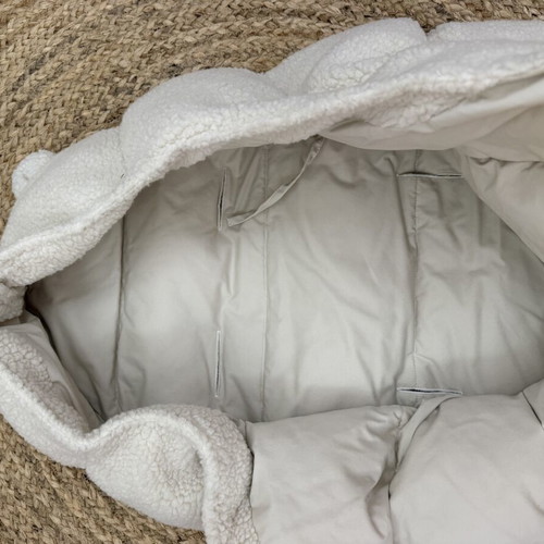 Liewood Orion Baby Sleeping Bag new, cream teddy fabric