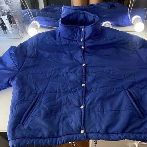 Blue jacket for boys, size 164 cm, age 14