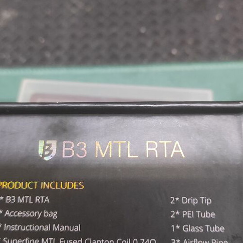 Berserker B3 Black Mat by VantyVape like new
