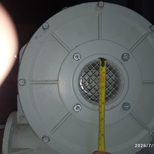 Three-phase blower 0.075 kW used, 230/400V, Germany