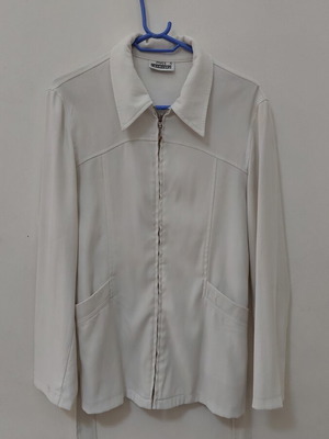 Raxevsky women's cardigan with belt used, white, size S
