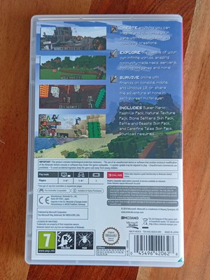 Minecraft Nintendo Switch game like new