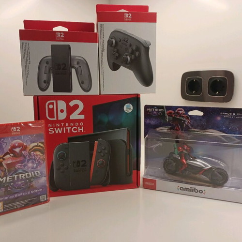 Nintendo Switch 2 console new with accessories and Metroid Prime 4