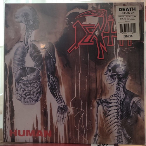 Death Human vinyl record new, limited edition, special pinwheel splatter