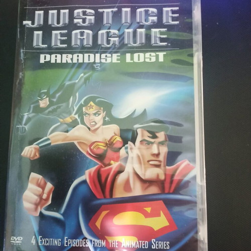 Justice League Paradise Lost DVD in good condition, action, animated, subtitles