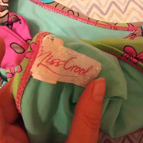 Miss Crool swimsuit size medium like new, multicolor