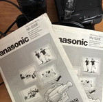 Panasonic NV-S20E VHS-C movie camera with original set and 6 VHS-C tapes