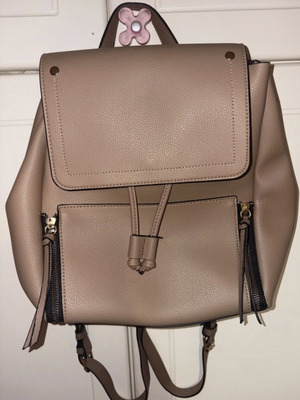 Brown backpack bag
