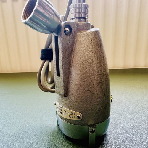 Vintage HI-MIKE CM-20 Crystal Microphone used, Japan 1950-1960