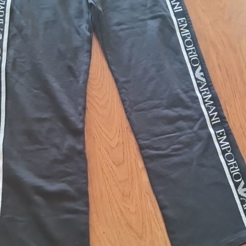 Black tracksuit set emporio armani