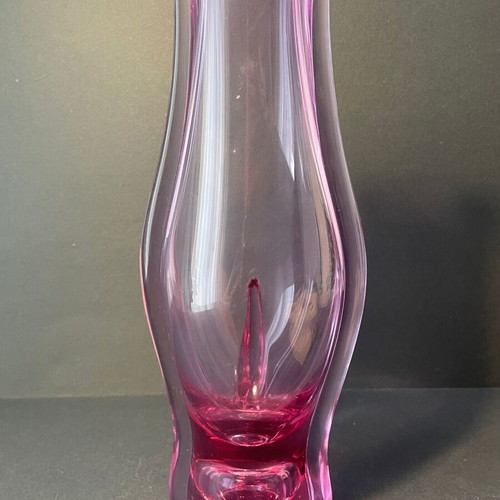 Vintage Alexandrite Vase by Miloslav Klinger ZBS 1960s used