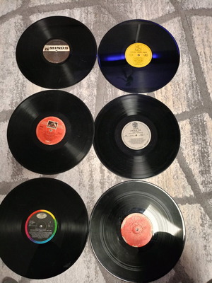 Large vintage records used