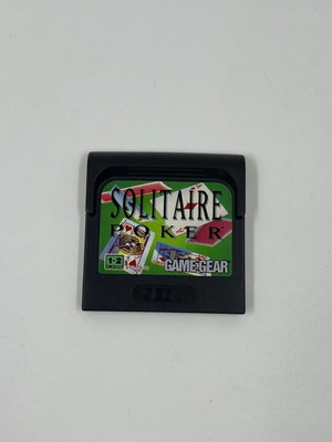 Sega Game Gear Solitaire Poker cartridge used