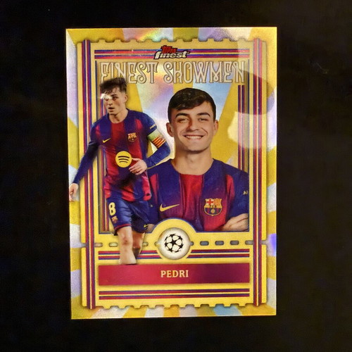 2025-26 Topps Finest UEFA Pedri #FS-12 Finest Showmen card new