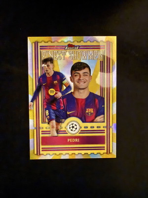 2025-26 Topps Finest UEFA Pedri #FS-12 Finest Showmen card new