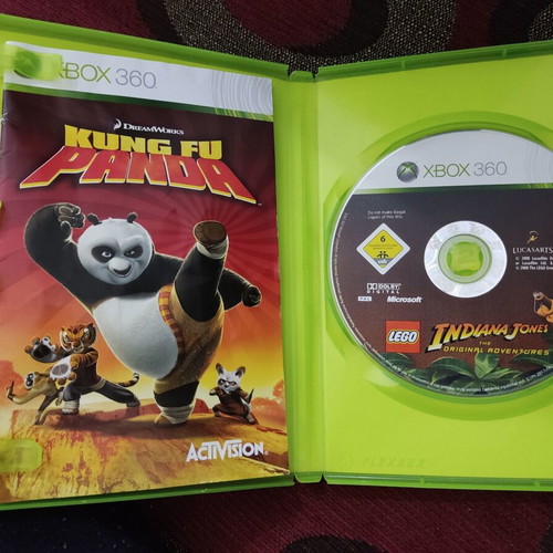Indiana Jones The Original Adventures Xbox 360 used, only 1 of 2 CDs