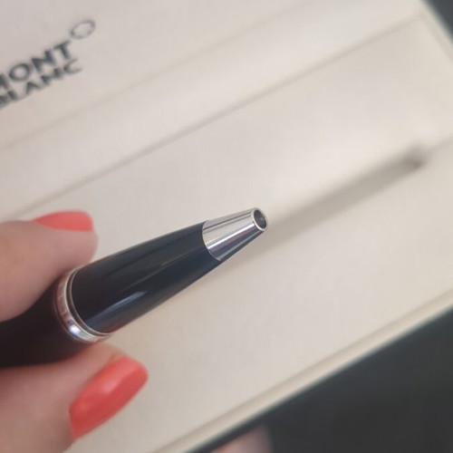 Mont Blanc pen with blue precious stone