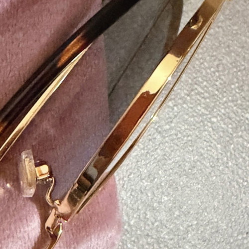 Miu Miu MU56ZS SMU56Z sunglasses gold frame new