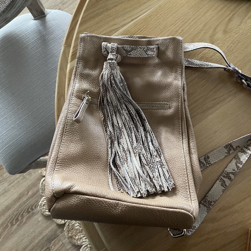 Leather backpack new with soft leather