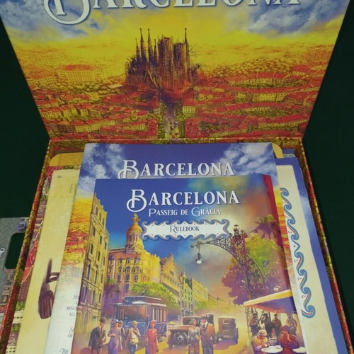 Barcelona 3D printed insert for board game
