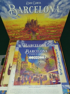 Barcelona 3D printed insert for board game