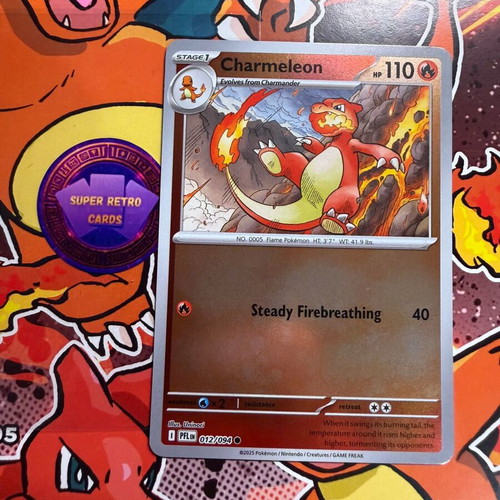 Charmeleon Phantasmal Flames Reverse Holo Rare card like new