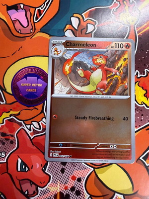 Charmeleon Phantasmal Flames Reverse Holo Rare card like new