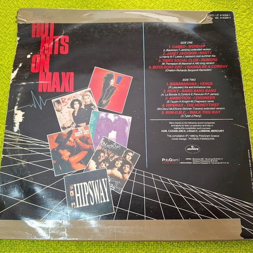 Hot Hits On Maxi LP μεταχειρισμένο, R&B Soul Various Artists