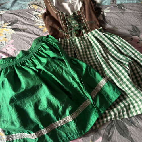 Busserl Trahten traditional Bavarian dress and blouse used, size S