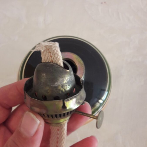 Vintage ceramic oil lamp like new