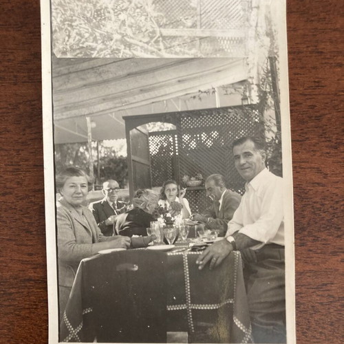 Vintage φωτογραφία στιγμιότυπο από εστιατόριο 1956, Arsenal Παρίσι