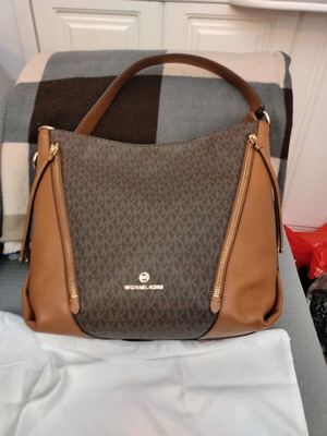 Michael Kors τσάντα ώμου καινούργια, μπεζ και καφέ