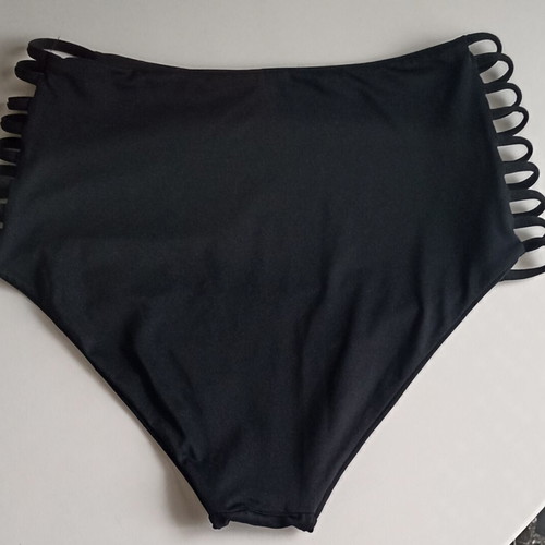 Bikini bottom high waist black size M like new