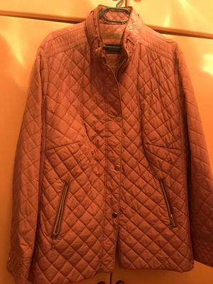 Quilted jacket pink XL new