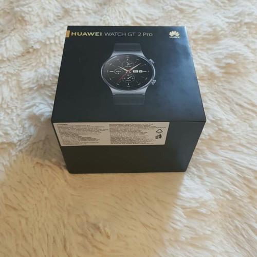 Huawei Watch GT 2 Pro smartwatch, black, titanium frame