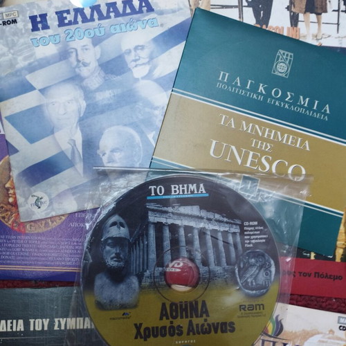 3 DVDs and 18 CD ROMs with E-book like new, social and historical documentaries